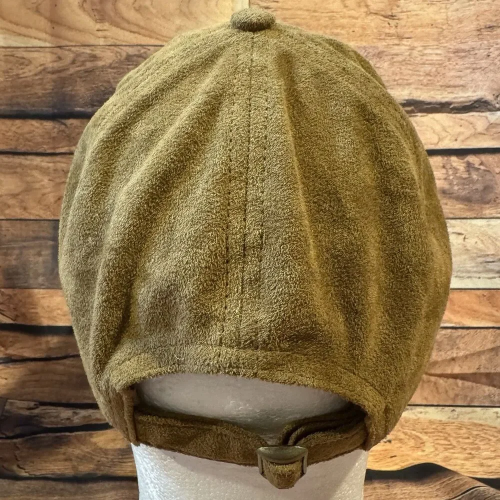 No Boundaries Cactus Hat Cap Faux Suede Rust Brown Adjustable Dad Hat Desert Men